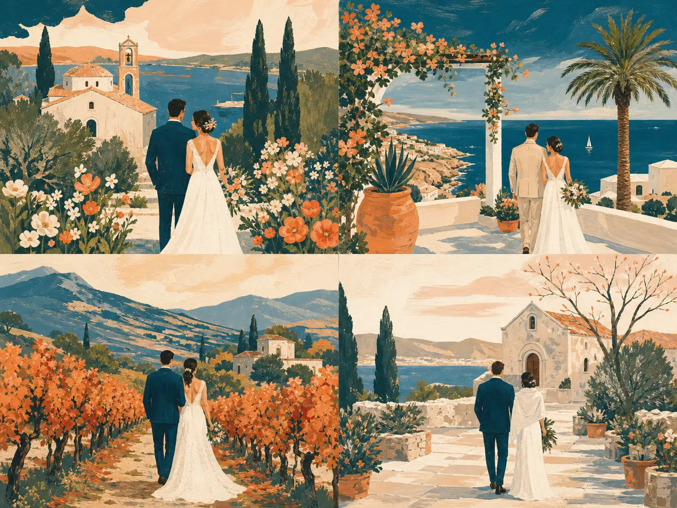Illustration for The Best Time to Get Married in Cyprus: A Season-by-Season Guide