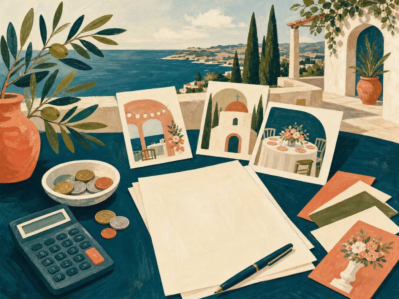 Illustration for Cyprus Wedding Budget Guide: Real Costs for UK Couples