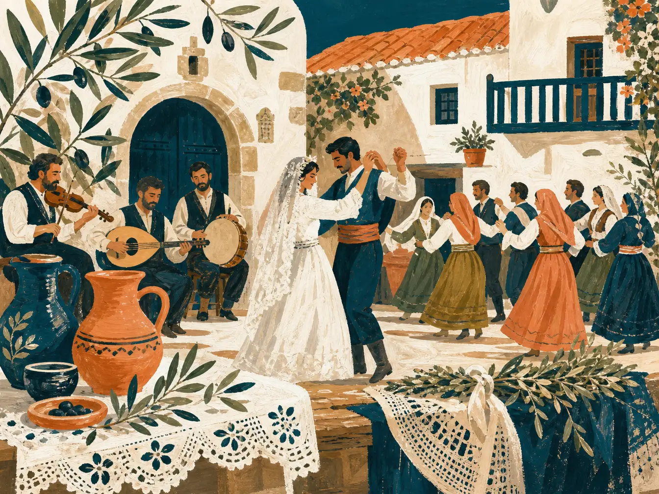 Illustration for Planning a Traditional Cypriot Wedding