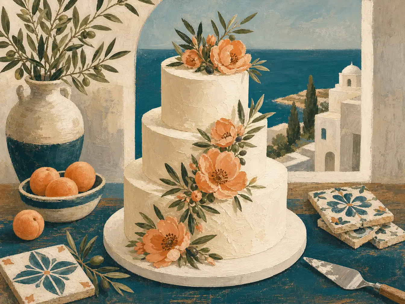 Illustration of cake designers in Cyprus