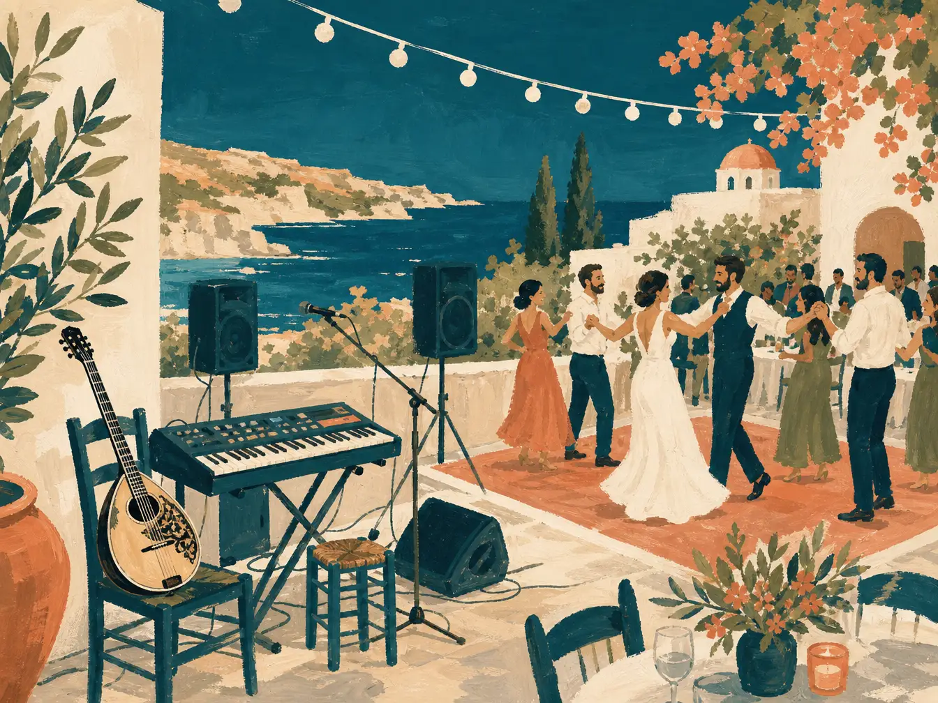 Illustration of music & entertainment in Cyprus