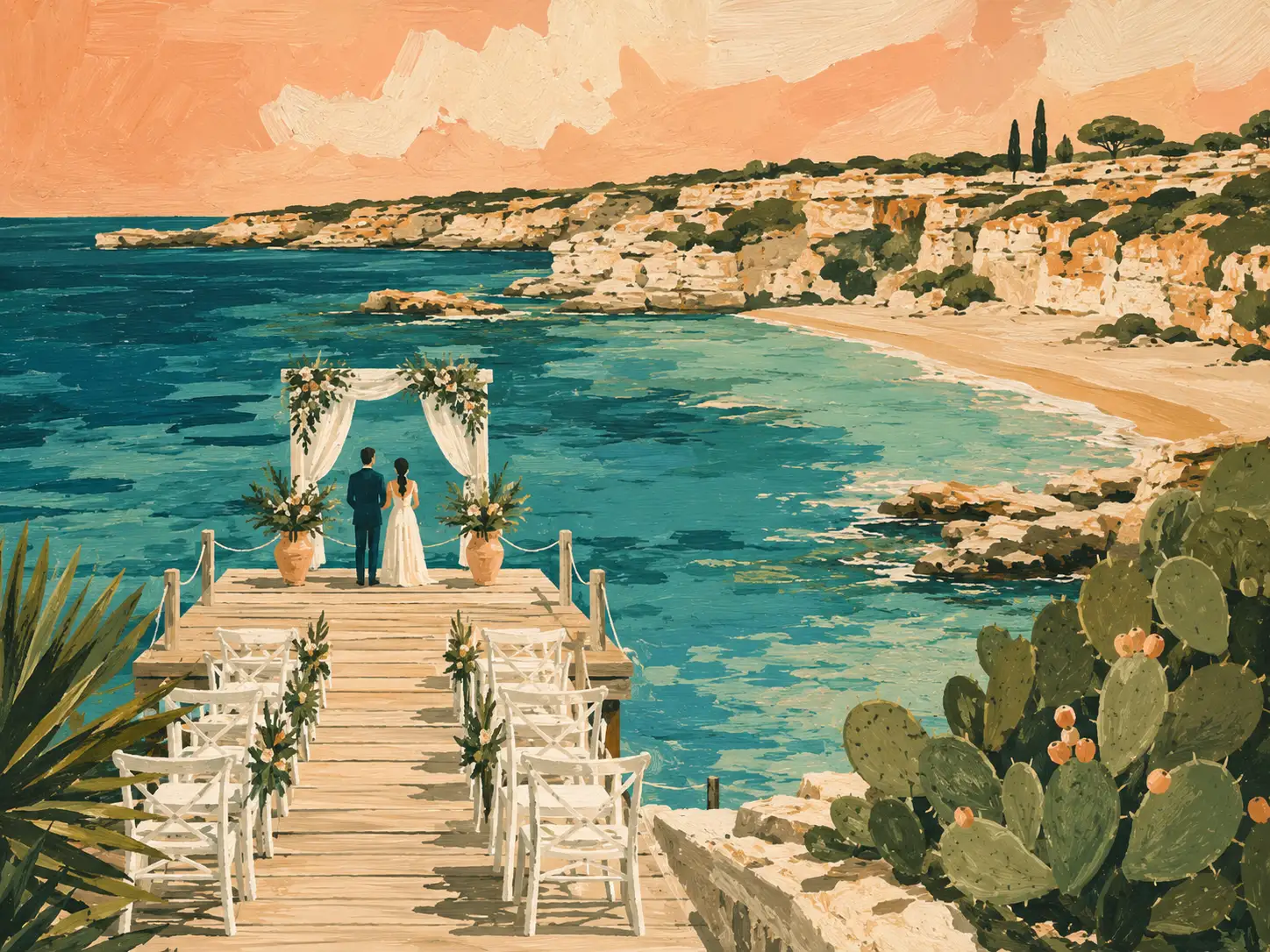 Illustration for Coral Beach Hotel Cyprus Weddings: Paphos Guide