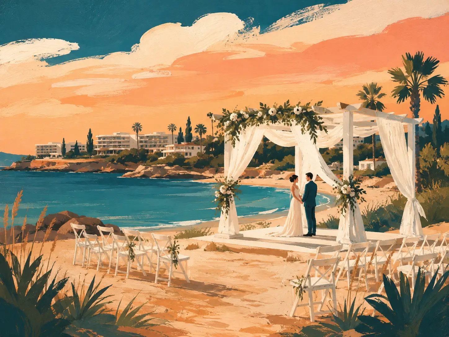 Illustration for Dome Beach Hotel Weddings: Ayia Napa Beach Ceremonies