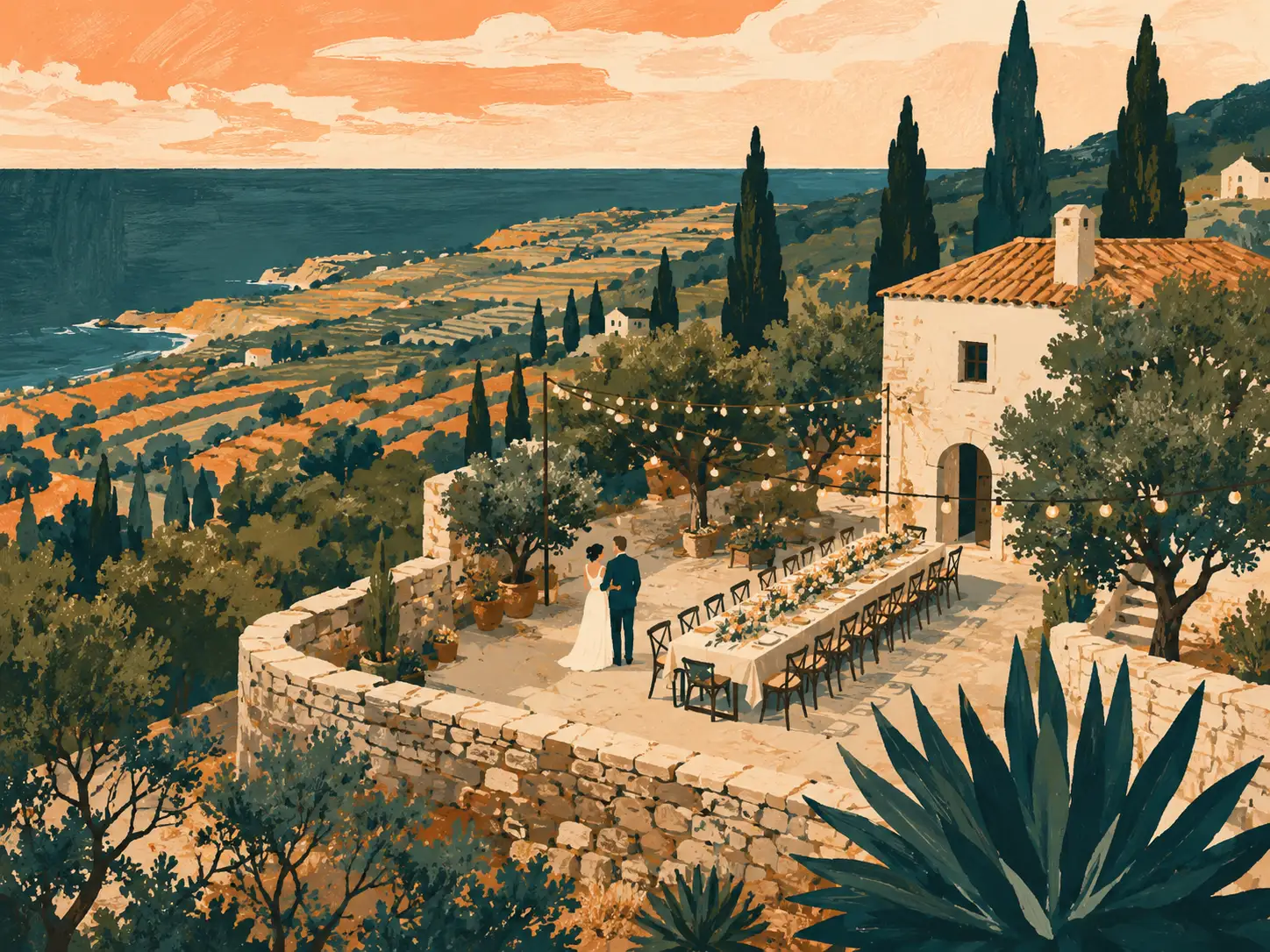Illustration for Ktima Alassos Wedding Venue: A Paphos Guide