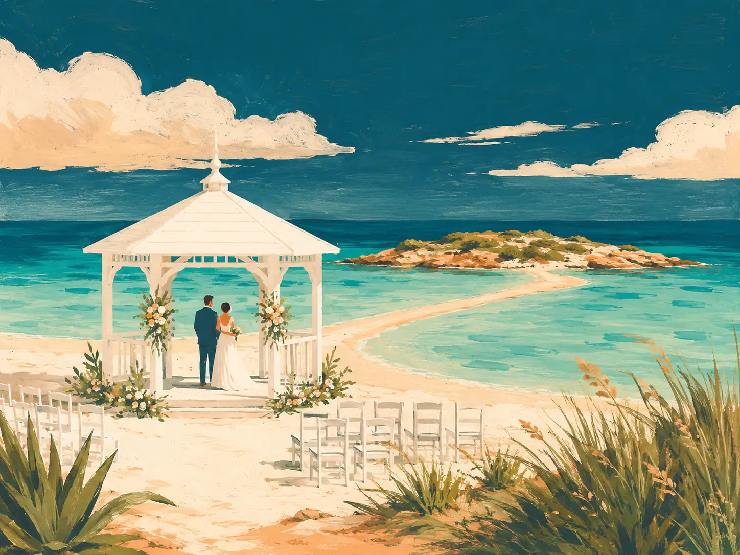 Illustration for Nissi Beach Resort Weddings: An Ayia Napa Guide