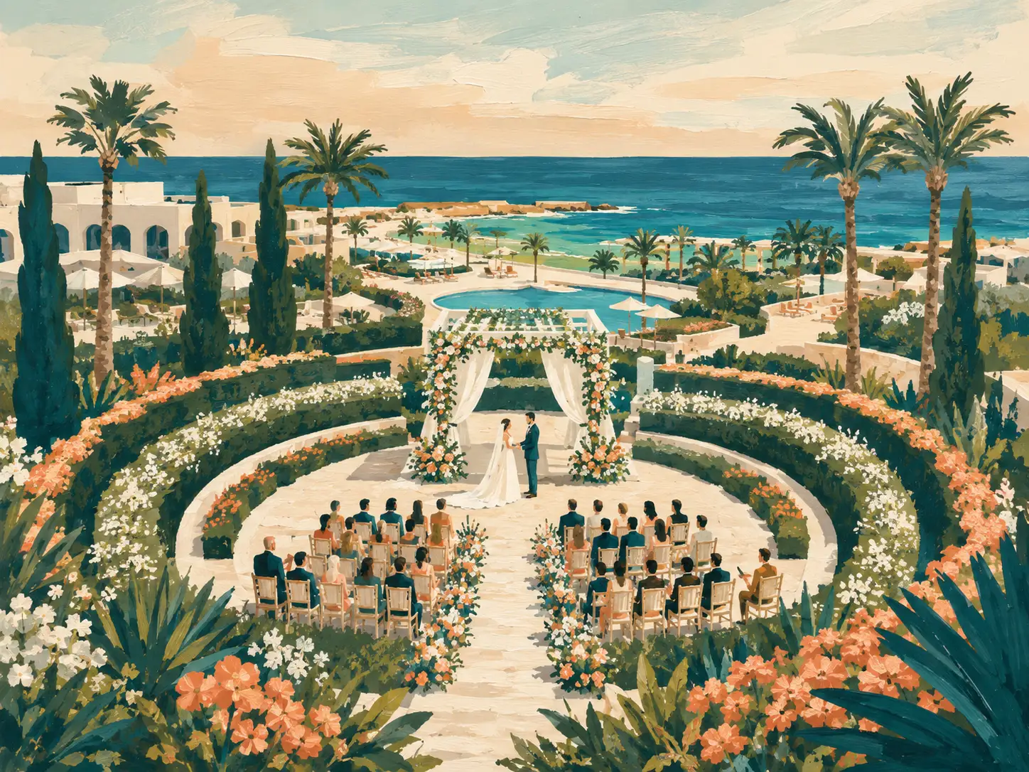 Illustration for Olympic Lagoon Resort Ayia Napa Weddings: Venue Guide