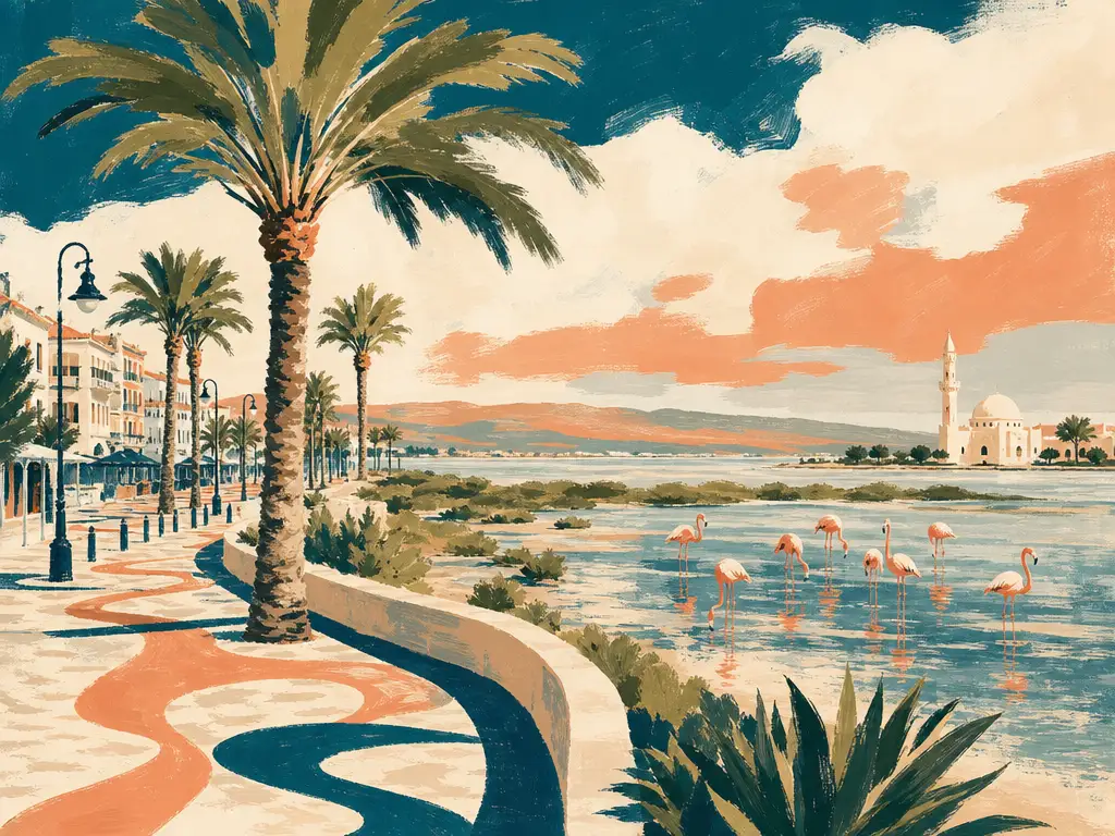 Illustration of Larnaca wedding location